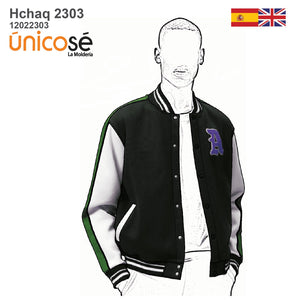 MOLDE CHAQUETA BOMBER HOMBRE 2303