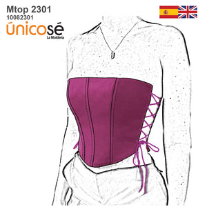 MOLDE TOP CORSET MUJER 2301