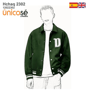 MOLDE CHAQUETA BOMBER HOMBRE 2302