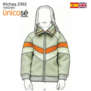 MOLDE CHAQUETA CAZADORA NIÑO 2302