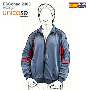 MOLDE CHAQUETA ESCOLAR CORTES 2303