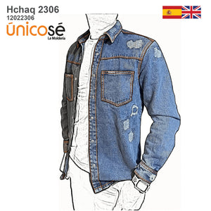 MOLDE CHAQUETA JEANS HOMBRE 2306