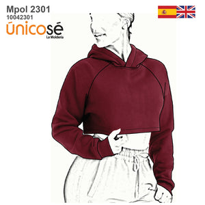 MOLDE POLERON  TOP MUJER 2301