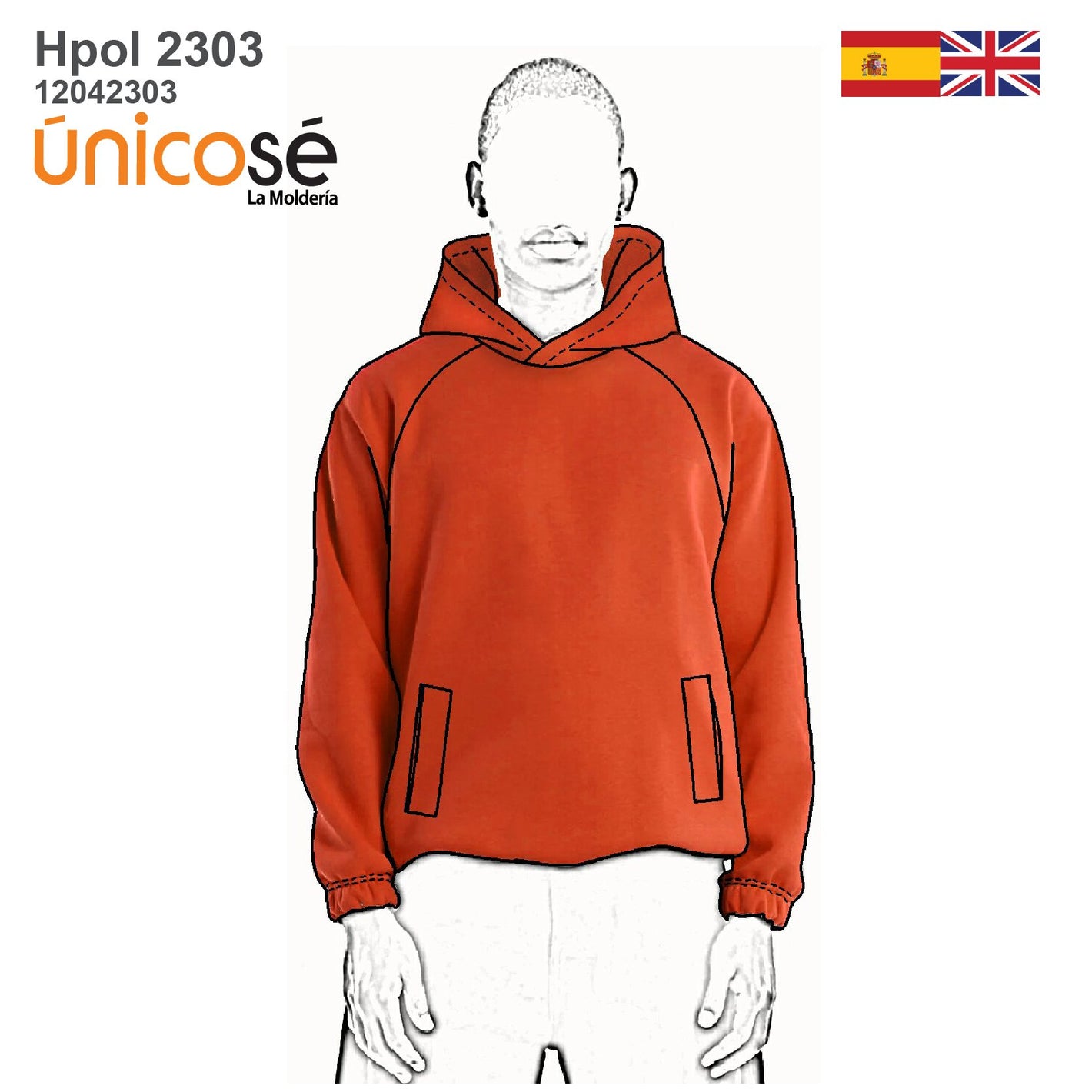 MOLDE POLERON BASICO HOMBRE 2303