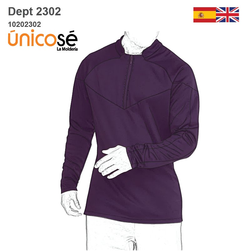 MOLDE DEPORTE SUDADERA 2302