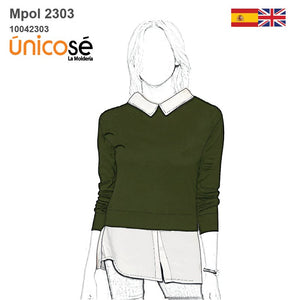 MOLDE DE SACO MUJER 2303