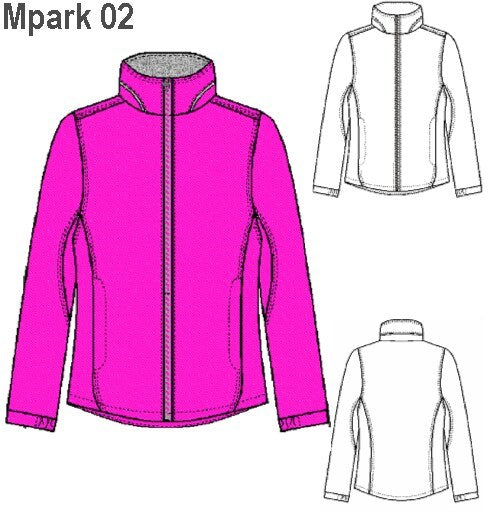 MOLDE PARKA BASICA MUJER 0902