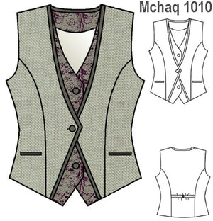 MOLDE CHALECO MUJER 1010
