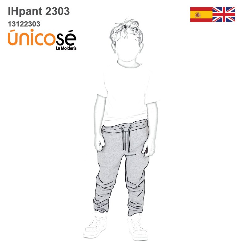 MOLDE PANTALON JOGGING NIÑO 2303