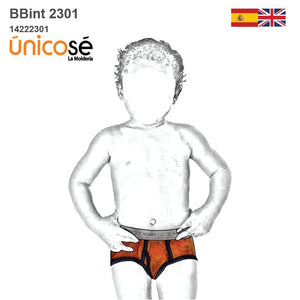 MOLDE INTERIOR CALZONCILLO BEBE 2301
