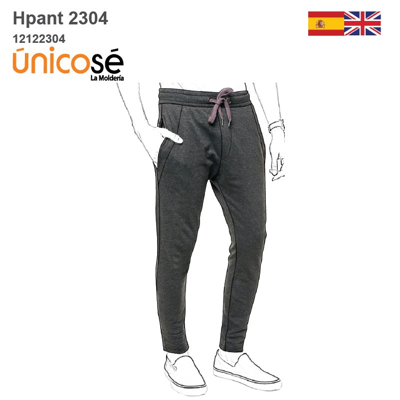 MOLDE PANTALON JOGGING HOMBRE 2304