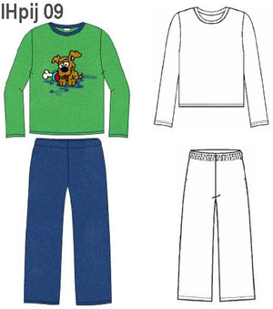 MOLDE PIJAMA 2 PIEZAS NIÑO 0909