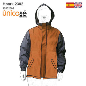 MOLDE PARKA BASICA HOMBRE 2302