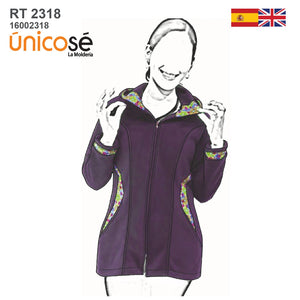 MOLDE CHAQUETA TRABAJO MUJER 2318