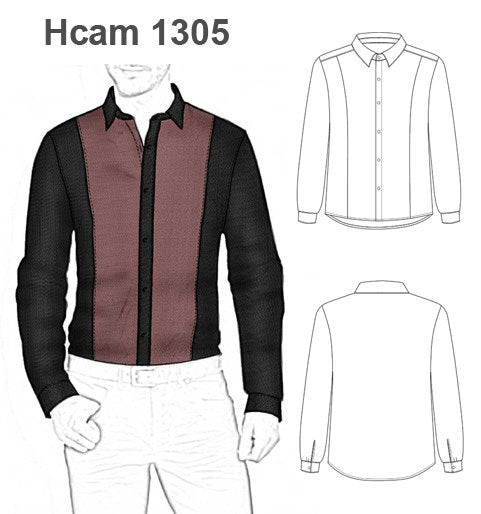 MOLDE CAMISA CLASICA HOMBRE 1305