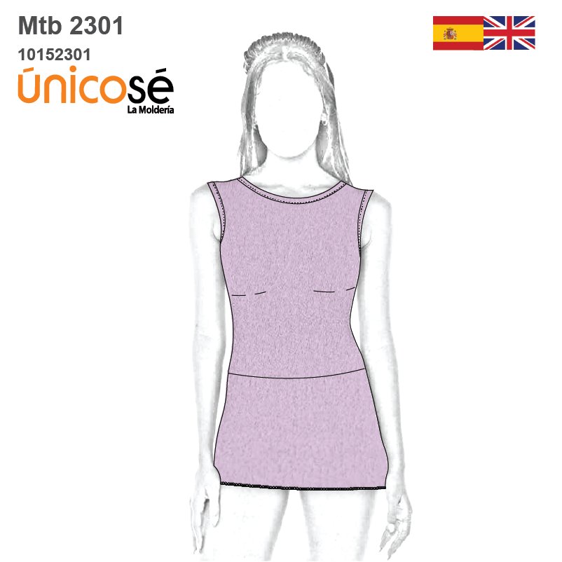 MOLDE TRAJE DE BAÑO 3 PIEZAS MUJER 2301