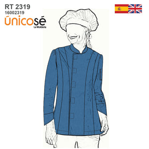 MOLDE CHAQUETA DE CHEF RT 23019