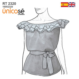 MOLDE BLUSA LLANERA RT 2320