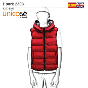 MOLDE PARKA CHALECO HOMBRE 2303