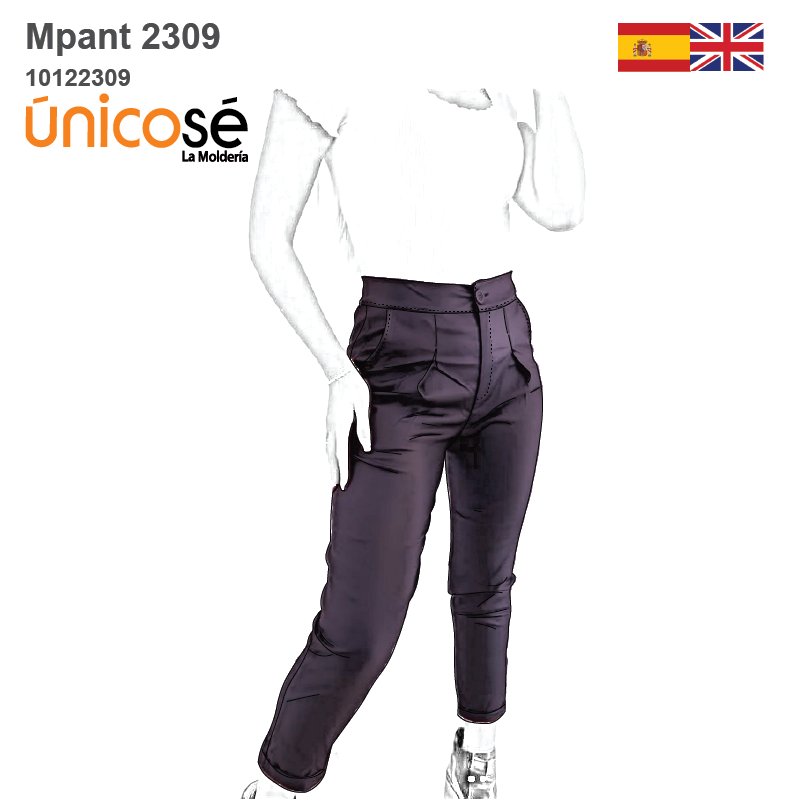 MOLDE PANTALON TORERO MUJER 2309