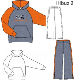 MOLDE SUDADERA /BUZO BASICO NIÑO 0902