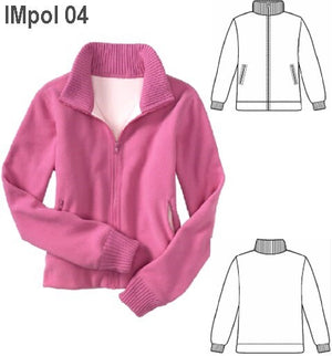 MOLDE POLERON BASICO NIÑA 0904