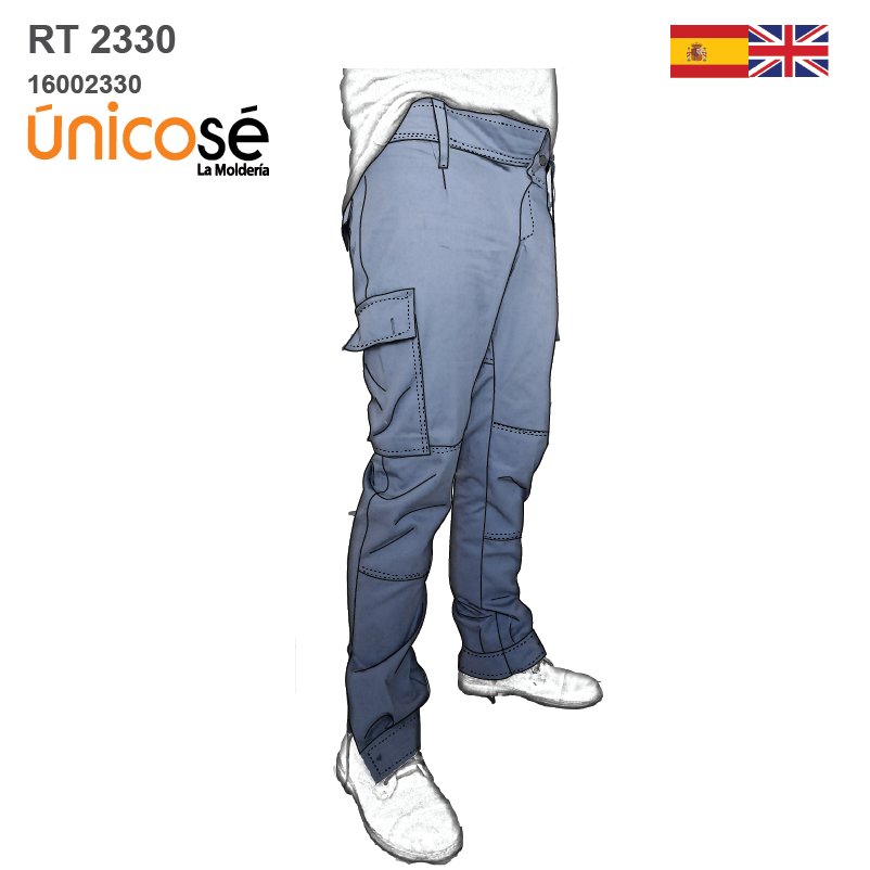 MOLDE PANTALON CARGO RT 2330