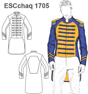 MOLDE CHAQUETA BANDA ESCOLAR 1705