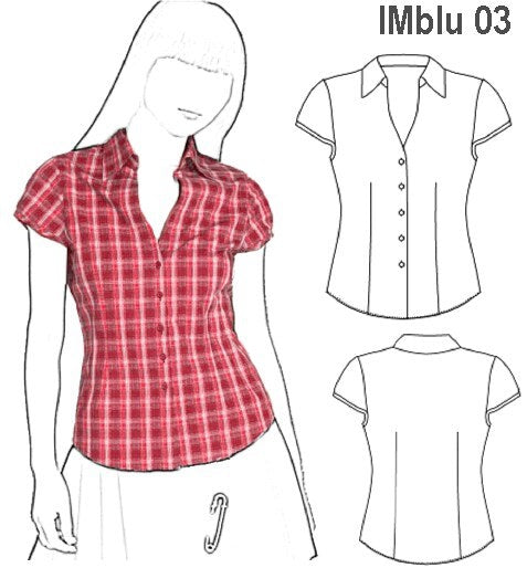 MOLDE BLUSA CLASICA NIÑA 0903