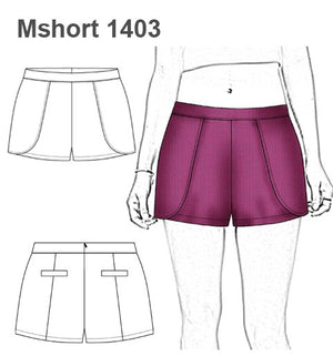 MOLDE SHORT CAPAS MUJER 1403