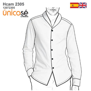 MOLDE CAMISA SLIM HOMBRE 2305