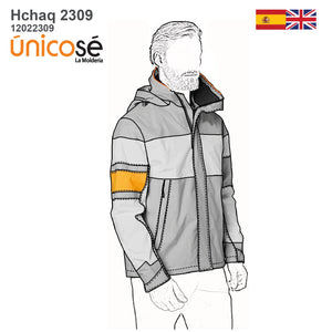 MOLDE CHAQUETA CORTES HOMBRE 2309