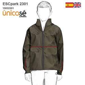 MOLDE ESCOLAR PARKA CORTES 2301