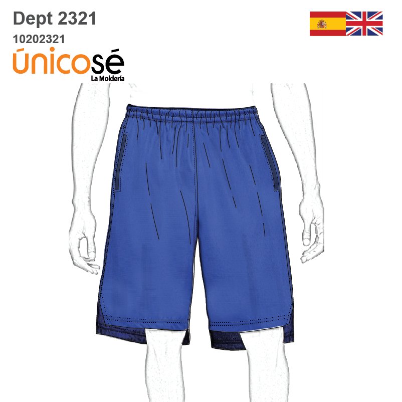 MOLDE DEPORTE SHORT BASICO 2321