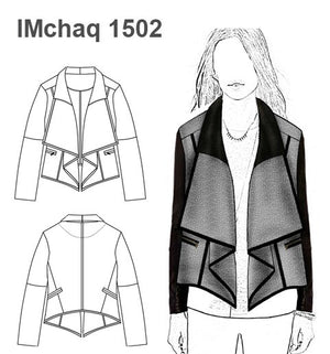 MOLDE CHAQUETA CAMPERA NIÑA 1502