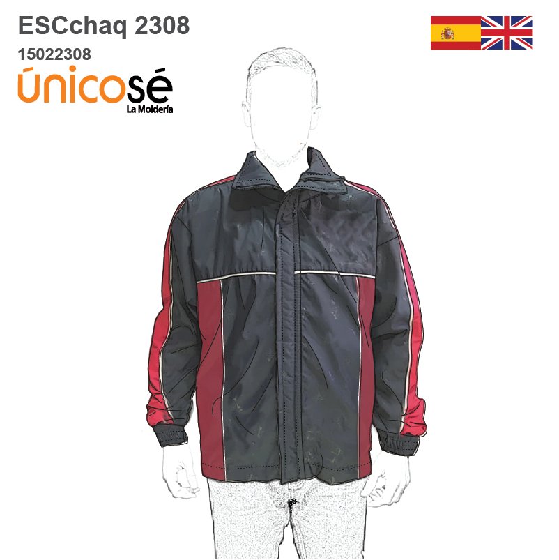 MOLDE ESCOLAR CHAQUETA CORTES 2308