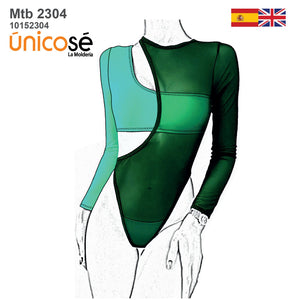 MOLDE TRAJE DE BAÑO 2 PIEZAS MUJER 2304