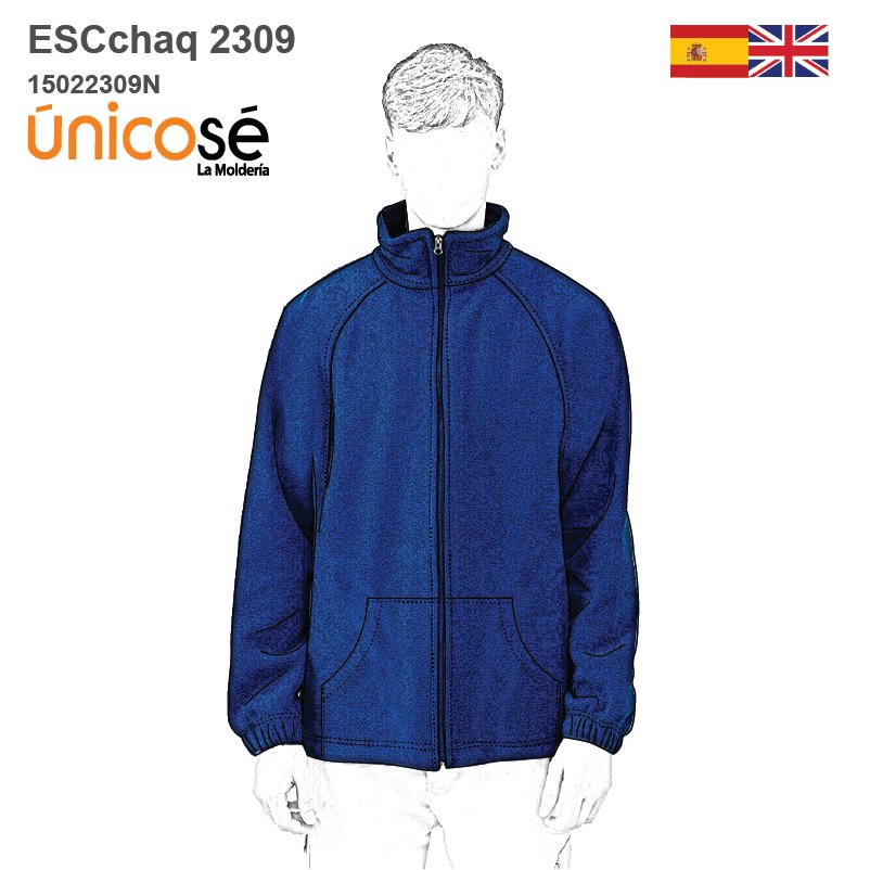 MOLDE ESCOLAR CHAQUETA POLAR 2309