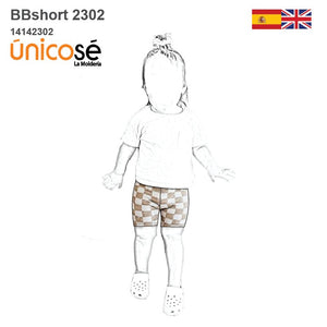 MOLDE CALZA SIN COSTURA BEBE 2303