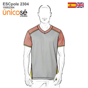 MOLDE ESCOLAR POLERA CORTES 2304