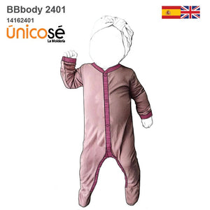 MOLDE BODY MANGA LARGA BEBE 2401