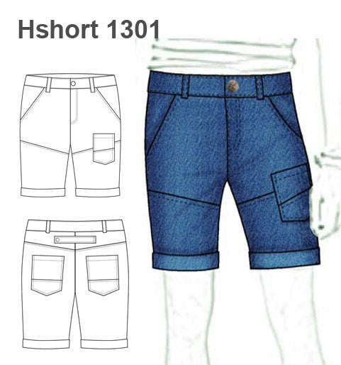 MOLDE SHORT BERMUDA HOMBRE 1301