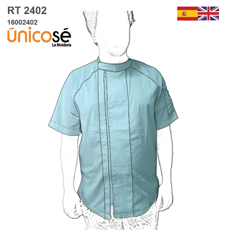 MOLDE CHAQUETA CHEF 2402