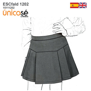 MOLDE FALDA TABLAS ESCOLAR 1202