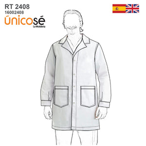 MOLDE CHAQUETA MEDICO RT 2408