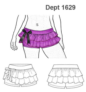 MOLDE DEPORTE FALDA POLE DANCE 1629