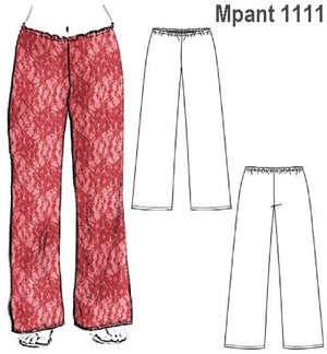MOLDE PANTALON BASICO MUJER 1111