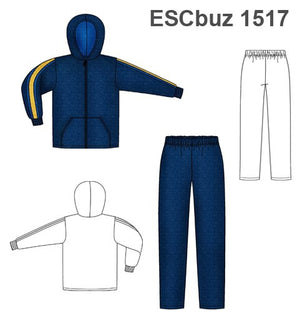 MOLDE SUDADERA / BUZO ESCOLAR 1517