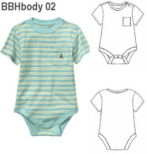 MOLDE BODY BASICO BEBE H0902