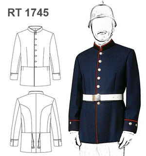 MOLDE CHAQUETA BOMBERO RT 1745